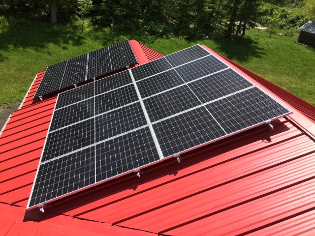 Installation A+ Solar Solution in Eagle Bay