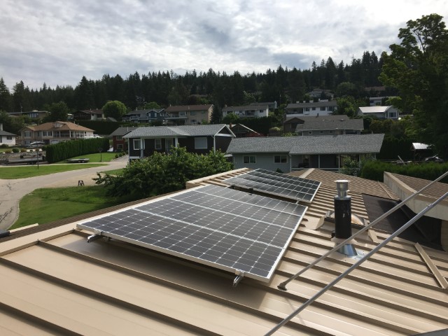 3,280 Wp solar array in Salmon Arm